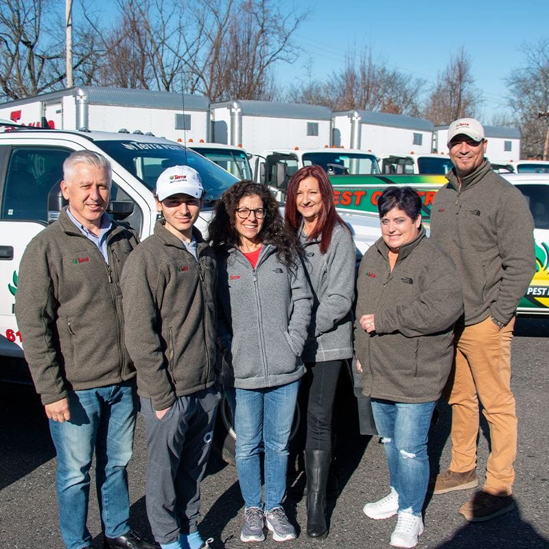 Terra Pest Management Specialists team representing a family and woman owned pest control company serving Collegeville since 2003